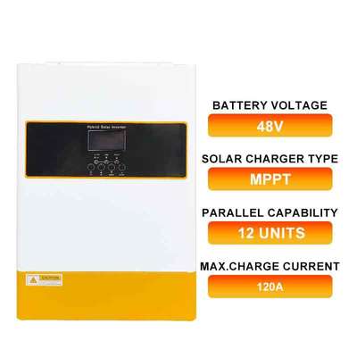6.2KW Hybrid Solar Inverter 48V Pure Sine Wave MPPT
