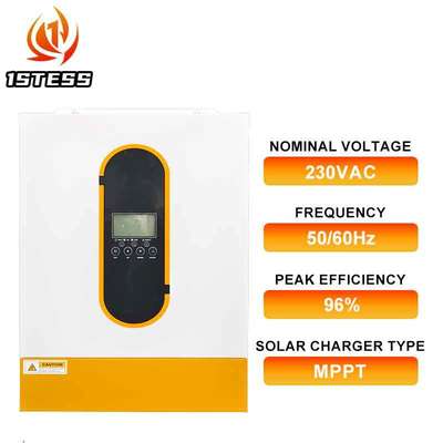 6.2kw 6.2KVA 48V Hybrid Solar Inverter Single Phase Pure Sine Wave Off Grid MPPT with Dual Output for Smart Load